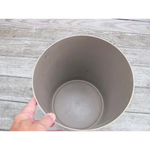 Kartell Kartell Light Brown Waste Basket Designed by G. Colombini For Sale - Image 4 of 13