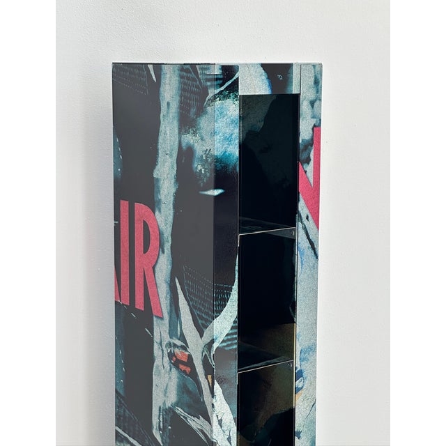 Metal Bookcase by Mimmo Rotella and Zero Disegno Marco Ferreri, 2000s For Sale - Image 7 of 8