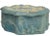 Vintage handcrafted blue scalloped incolay stone box. Exhibits an intricate angels pattern and fine details. Marked:...