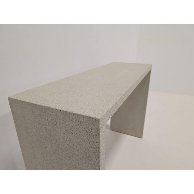 Stone Console Table in Stone For Sale - Image 7 of 11