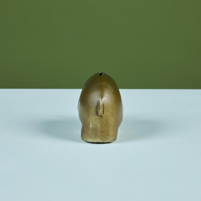 Brass Elephant Piggy Bank For Sale In Los Angeles - Image 6 of 12