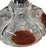 Glass 1970s Mazzega Italian Pendant With Amber & Clear Murano Glass For Sale - Image 7 of 8