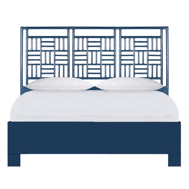 Finn Standard Bed King - Navy For Sale - Image 12 of 12