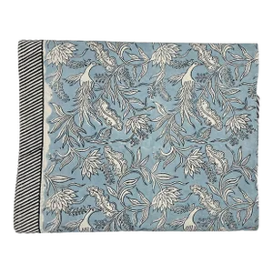Cabana Tablecloth 108" x 72" - Flowers and Feathers