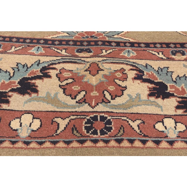 Late 20th Century Late 20th Century Vintage Persian Mahal Rug - 08'05 x 12'00 For Sale - Image 5 of 9