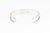 Late 20th Century Geometric Sterling Silver and Lapis Lazuli Inlay Cuff Bracelet For Sale In Miami - Image 6 of 9