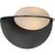 Fosse 9" Invertable Oval Sconce in Bronze with Alabaster Designer: Kelly Wearstler Finish: Bronze Height: 8.5" Width: 12"...