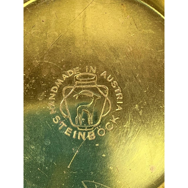 Blue Vintage Steinbock Enameled Bowl For Sale - Image 8 of 9