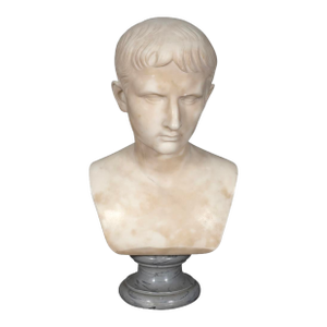 Italian Marble Bust of Caesar Augustus
