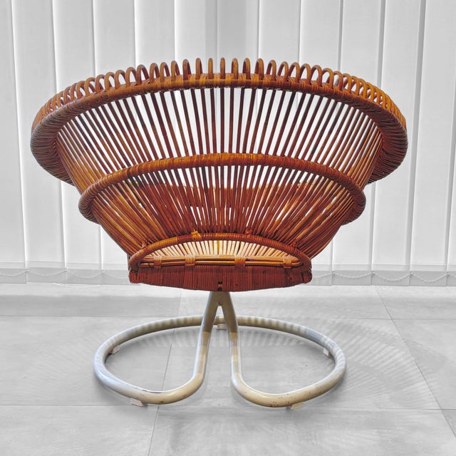 Wood Mid-Century Modern Swivel Easy Chair from Göte Möbler, Sweden, 1960s For Sale - Image 7 of 18