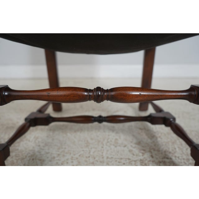 Set of 4 Mahogany High Back Dining Chairs For Sale - Image 17 of 18