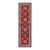 Rustic Kazak Red/Beige Wool Runner Rug- 2'7''x9'6'' For Sale
