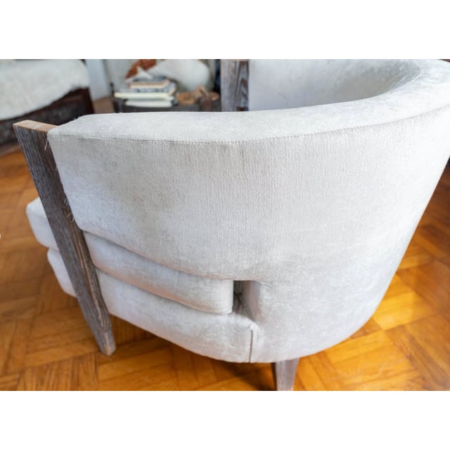 Weiman Kelsey Grand Modern Barrel Club Chair For Sale In Los Angeles - Image 6 of 11