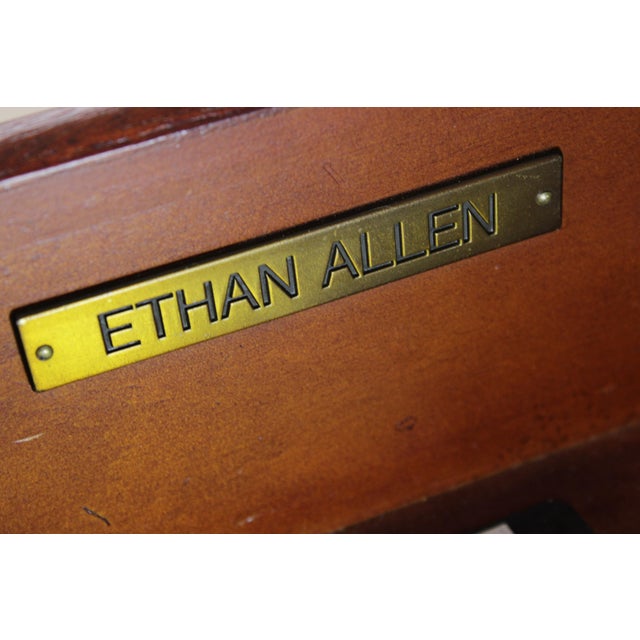 Ethan Allen 4 Drawer Serpentine Chest Commode For Sale - Image 15 of 16