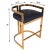 Contemporary Clarence Faux Leather 25" Counter Stool, Gold For Sale - Image 3 of 7