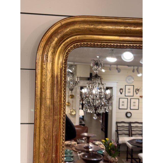 Gold 19th Century French Mirror For Sale - Image 8 of 12