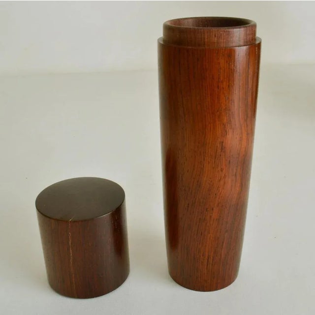 Hand-Turned Hardwood Boxes, Set of 6 For Sale - Image 11 of 15