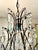 Large Louis XV Chandelier in Blue Murano Glass and White Crystal, 1950 For Sale - Image 12 of 17