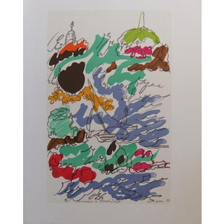Charles Lapicque, Vue de Marseille, Lithograph For Sale