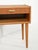 Wood Vintage Scandinavian Bedside Table with Brass Handle, 1950s For Sale - Image 7 of 9