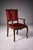 Wood Art Nouveau Italian Red Armchairs in the style of Georges De Feure, 1905, Set of 2 For Sale - Image 7 of 11
