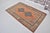 1950s 1950s Low Pile Distressed Wool Rug, Authentic Turkish Accent Rug For Sale - Image 5 of 10