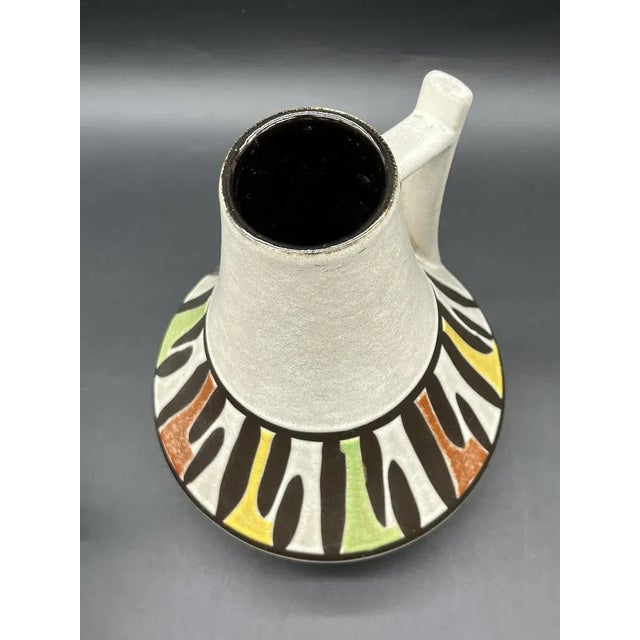 Ceramic Ceramic Vase with Handle by Egon Klein for Jopeko, 1950s For Sale - Image 7 of 13