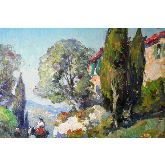 Marius Hubert-Robert, Small Farmhouse in the Sun, Early 20th Century, Oil on Canvas For Sale - Image 4 of 11