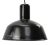 Vintage Industrial Pendant Light in Black Enamel For Sale