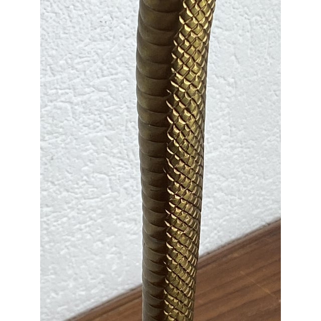 Vintage Bronze Cobra Lamp, 1970s For Sale - Image 9 of 18