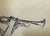 Drawing/Sketching Materials Trumpet Player, Ink Drawing by Joan Carl Strauss For Sale - Image 7 of 7