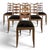 Oak Chairs with Diamond-Patterned Backs and Green Velvet Upholstery, 1940s, Set of 6 For Sale - Image 8 of 8