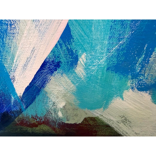 Blush John Fooks Abstract on Canvas Painting, Circa 2025 For Sale - Image 8 of 12