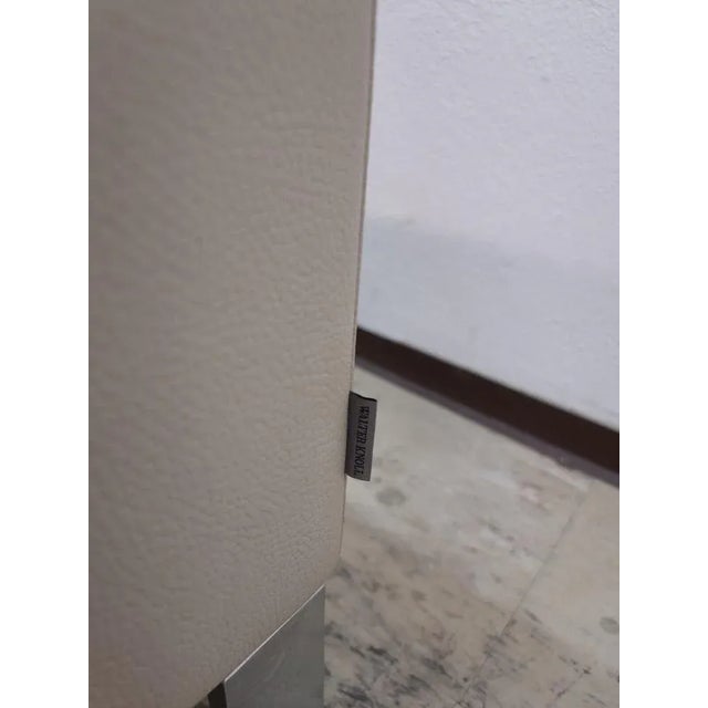 Gray German Grey 502 Chair in Leather from Walter Knoll For Sale - Image 8 of 13