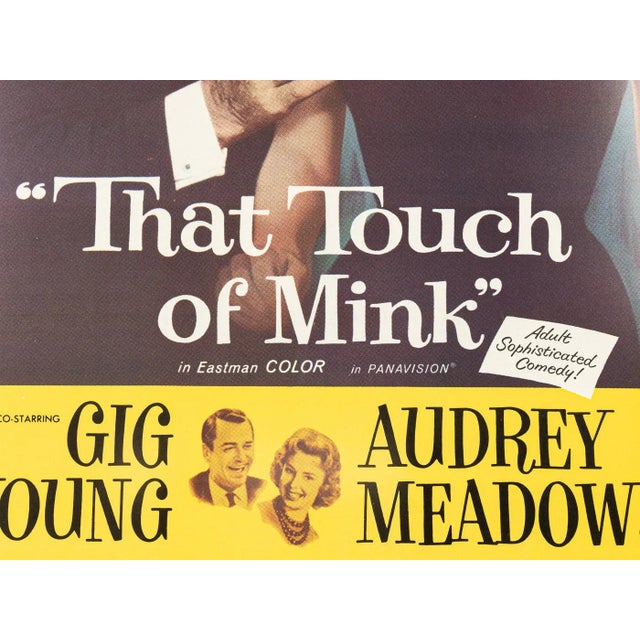 Advertising Poster, That Touch of Mink, 1960s For Sale - Image 6 of 12