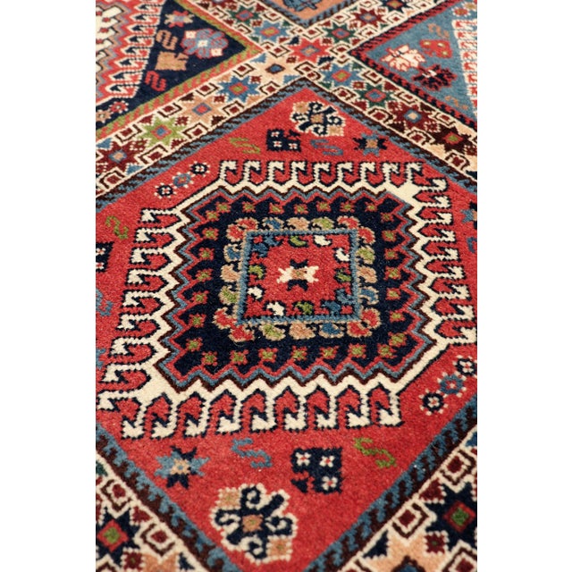 Traditional Pasargad Home Yalameh Multi Wool Area Rug, 2' 8'' X 6' 6'' For Sale - Image 3 of 4