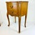 1970s Vintage French Provincial Hollywood Regency Walnut & Burl Wood Side Table or Night Stand For Sale - Image 15 of 17