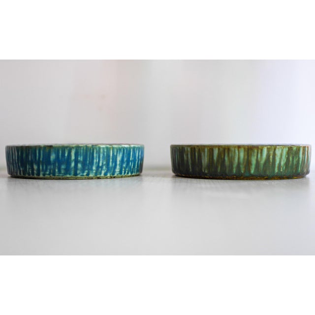 Scandinavian Art Pottery Birka Bowls by Gunnar Nylund for Rörstrand, 1960s, Set of 2 For Sale - Image 14 of 18