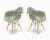 Here is a pair of fantastic "seafoam" fiberglass armchairs by Charles and Ray Eames for Herman Miller. These collectible...