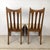 Brown Set of Six Mid-Century Walnut Dining Chairs For Sale - Image 8 of 12