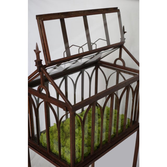 Circa 1900 Antique Wrought Iron Wardian Case Terrarium Chairish