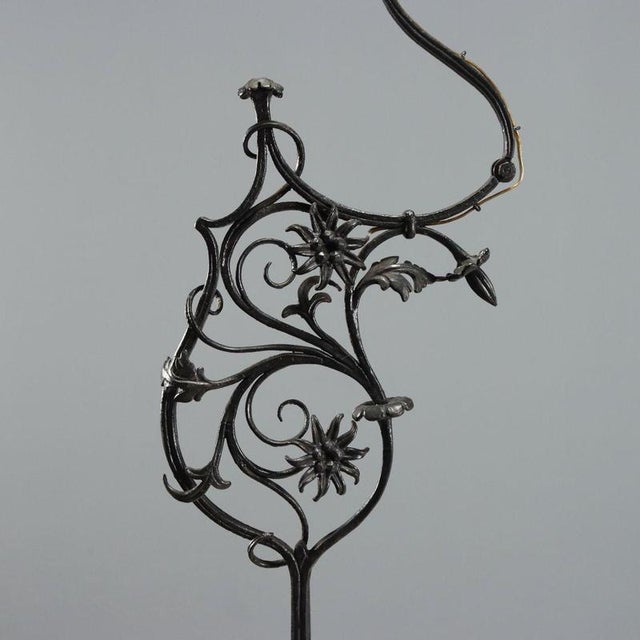 Wrought Iron Floor Lamp For Sale - Image 3 of 9