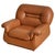 Italian Cognac Leather Lounge Chair, 1960s - 2 Available For Sale - Image 17 of 18