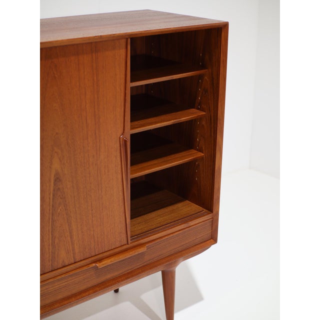 Model 13 Highboard in Teak by Gunni Omann for Omann Jun, Denmark, 1960s For Sale - Image 12 of 18