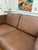 Mid-Century Modern Leather Settee Sofa Attributed to Mogens Hansen For Sale - Image 9 of 12