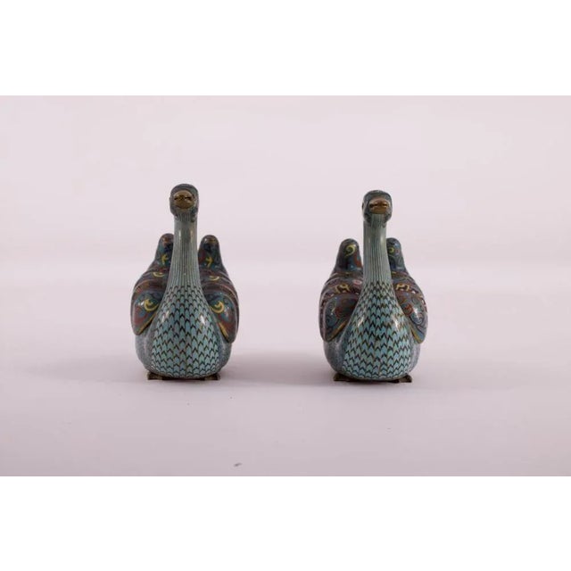 Jiaqing Period Cloisonne Perfume Burners, China, Set of 2 For Sale - Image 3 of 8