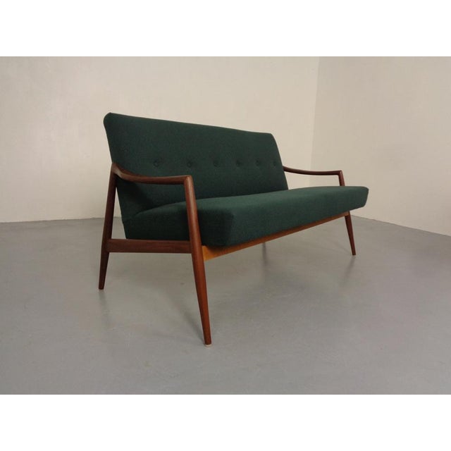 Wilkhahn Organic Teak Sofa by Hartmut Lohmeyer for Wilkhahn, 1960s For Sale - Image 4 of 14