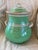 WT Copeland & Sons Stunning ceramic large fruit cooler with lid. Vibrant green background highlighted by gold trim and ivy...