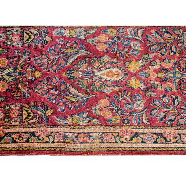 Textile Early 20th Century Sarouk Rug For Sale - Image 7 of 11