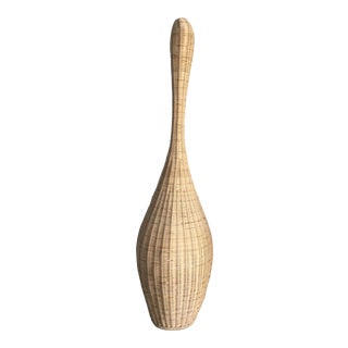 Vintage Rattan Bolla Floor Lamp by Gervasoni Italia For Sale